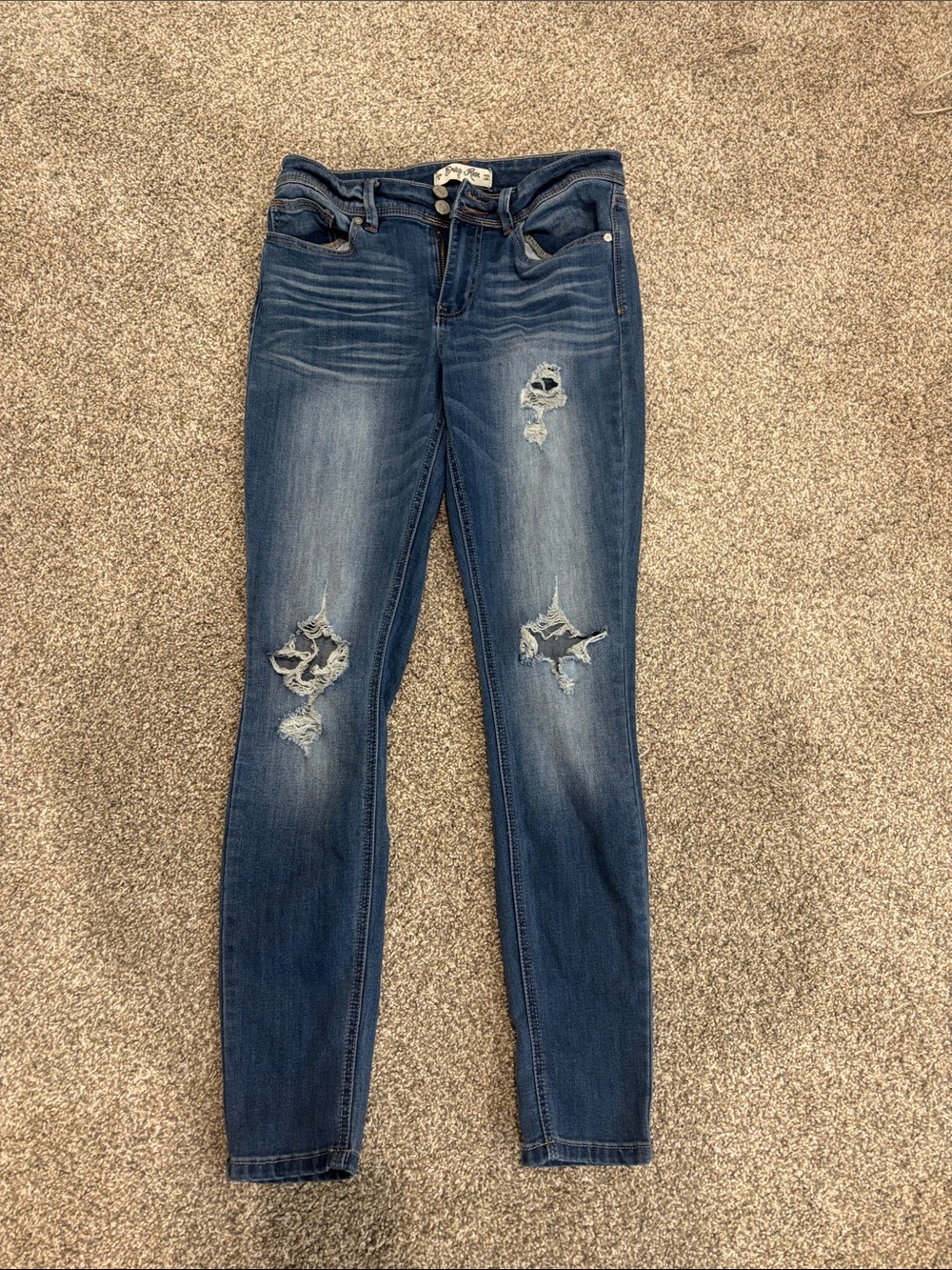 Indigo Rein Blue Skinny Jeans